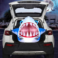 Halloween Inflatable Shark Decor with LED Lights for Car Yard & Outdoor Trick-or-Treating