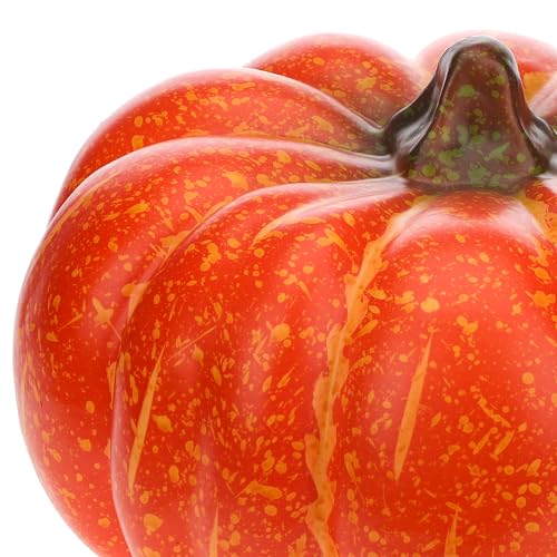 Gresorth 11.8 Inch Artificial Large Pumpkin Fake Orange - 1 Pc