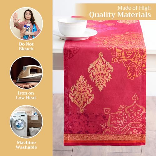 Maison d'Hermine Versailles Table Runner 14.5x108 Inches - Single Layer Cotton