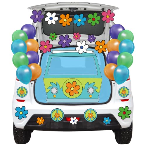 Halloween Car Decoration Kit 60 Pieces for Trunk or Treat & Festive Parties