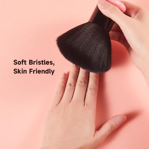 Extra Large Dusting Brush for Acrylic Nails, Power Remover – Soft Fluffy Bristles, Salon Cleaning Tool