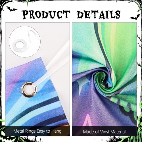 Halloween Alien Door Cover Banner - 3D Reaching Hands, Funny Extraterrestrial Decor, 78x35 Inches