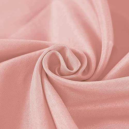 Rectangle Tablecloth 90x156 Inch Dusty Pink Washable Polyester for Wedding & Dining
