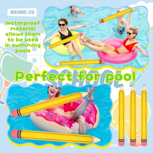 44 Inch Inflatable Giant Pencils Balloon for Back to School Party Classroom Decor - Variation 1