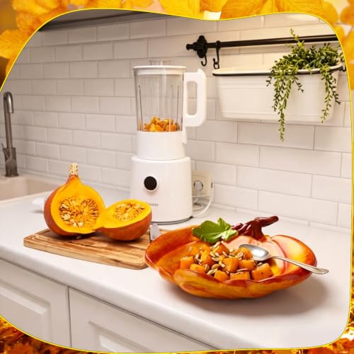 Fall Candy Dish Set - Resin Pumpkin Bowls for Halloween & Thanksgiving - Variation: Pumpkin