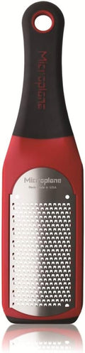 Microplane Artisan Series Cheese Grater - Fine Zester in Vibrant Red Color