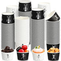 Skeleton Halloween Paper Bowls 12oz Treat Snack Cups - 100 Pack