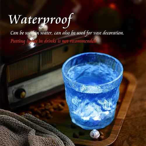 Blue Large Waterproof LED Balloon Lights Set - Mini Round Party & Holiday Decor