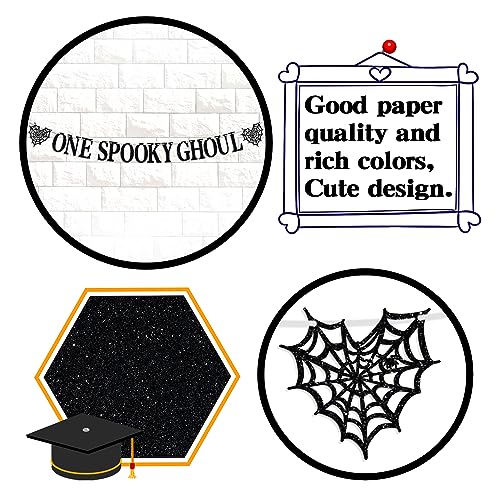 Halloween First Birthday Banner with Spooky Ghoul Design - Reusable Party Decorations