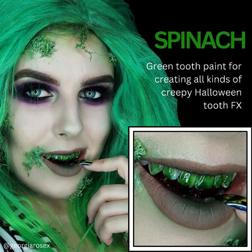 Tooth FX Special Effects Paint - Spinach Green, Temporary Halloween Tooth Makeup