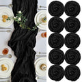 Black Cheesecloth Table Runner 10FT 10 Pack for Halloween Party Decor Variation of THIS listing