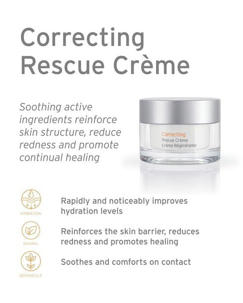 Kerstin Florian Rescue Creme - Hydrating Face Moisturizer for Dry Skin | Boost Collagen & Reduce Wrinkles | 1.7 fl oz