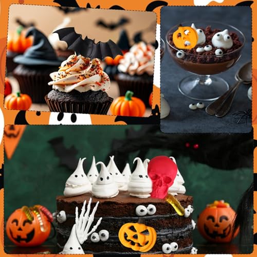 Halloween Silicone Mold Set - 8 Pcs Spooky Treats & Crafts - Halloween-2