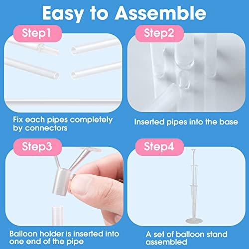 30 Pack Balloon Stand Kits for Birthday Party Decorations - Table Centerpieces