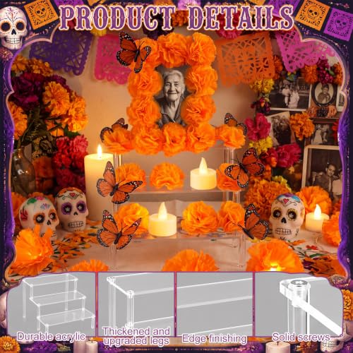 Simple Dia De Los Muertos Decorations Day of the Dead Altar Kit - 34 Pcs