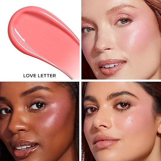 Too Faced Love Flush Blush - Glowing Liquid Blush for a Luminous Finish | Blendable, Natural Color