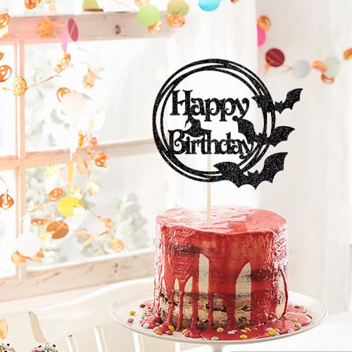 Halloween Horror Cake Topper - Birthday Party Decoration - Variation 1