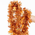33Ft Autumn Thanksgiving Gold Maple Leaf Tinsel Garland Decoration