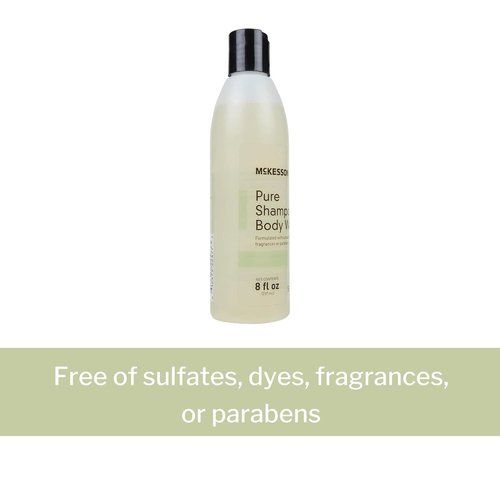 McKesson Pure Shampoo & Body Wash - Sulfate & Paraben Free, Unscented, 8 oz | Gentle Cleansing Formula