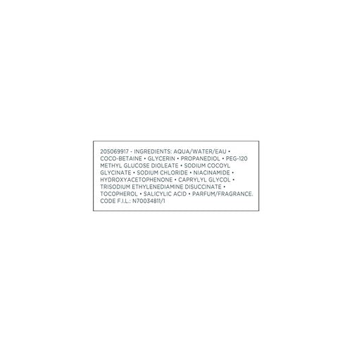 VICHY Pureté Thermale Fresh Cleansing Gel, Formulated With Glycerin & Niacinamide, Gentle Gel Cleanser & Makeup Remover, Removes Impurities Without Overdrying, Safe For Sensitive Skin & Eyes