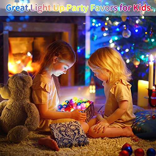 65 Pack Light Up Rings for Kids & Adults - Glow in The Dark Party Favors
