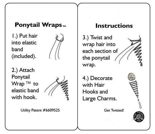 6-Inch Black Leather Hair Spiral Wrap – Decorative Beaded Chain Accessory for Ponytails, Braids, and Dreadlocks – Unisex Festival & Biker Style
