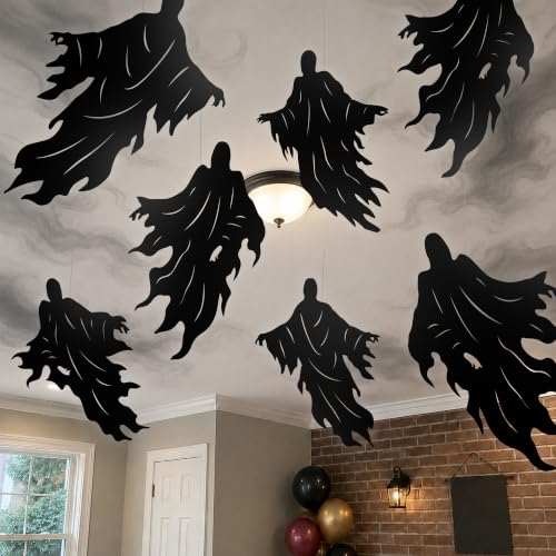 24 Pcs Halloween Wraith Hanging Decorations - No DIY Party Ornaments