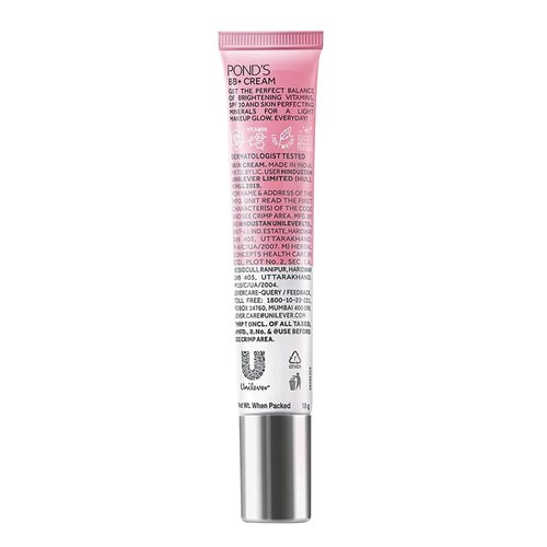 POND'S BB+ Cream - Lightweight Ivory Foundation for Flawless Skin | 18g
