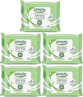 Facial Cleansing Wipes Pack of 35 - Gentle, Makeup & Oil Remover for Sensitive Skin