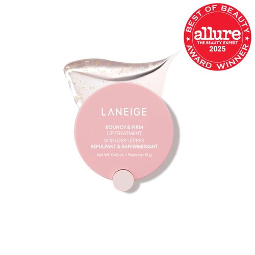 LANEIGE Bouncy & Firm Lip Treatment - Plumping Lip Care with Peony, Collagen, & 5D Hyaluronic Acid