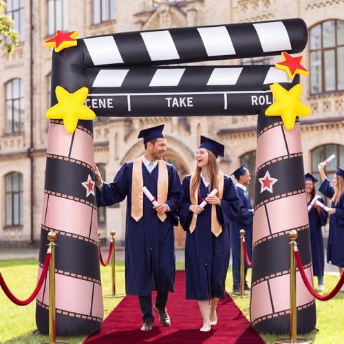 6ft Halloween Inflatable Arch for Movie Night & Party Photos - Red Carpet Decor