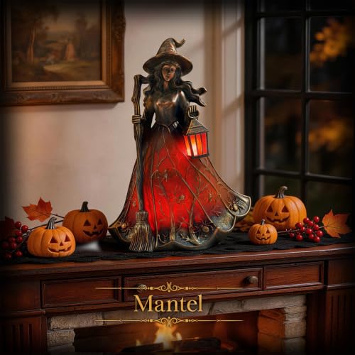 Color-Changing Witch Lamp with Multi-Color Cycle - Halloween Indoor Night Light