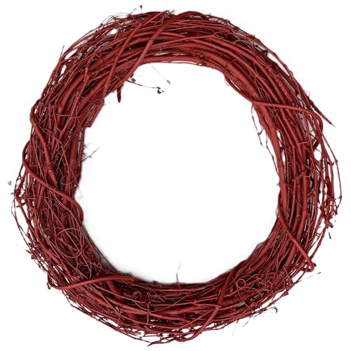 18-Inch Hand-Painted Grapevine Wreath for DIY & Seasonal Decor