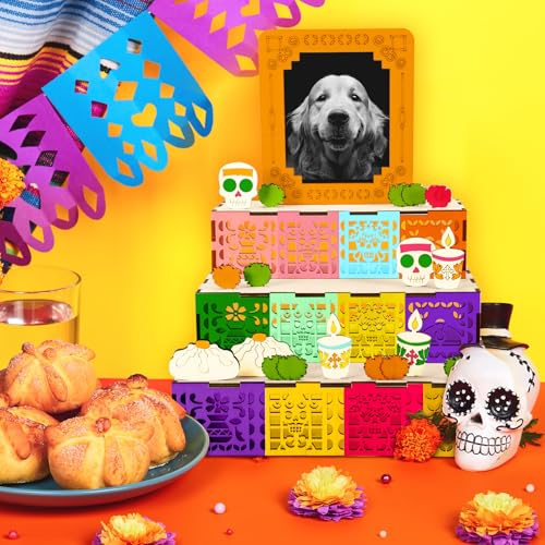 Dia De Los Muertos Ofrenda Altar Shadow Box - Wooden DIY Decor, Classic - Variation of THIS listing