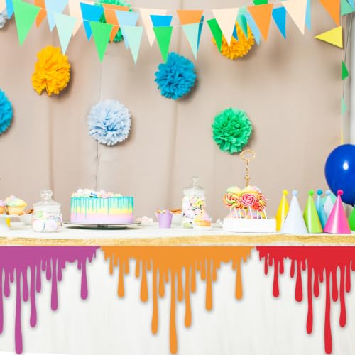 6 Pack Art Party Table Skirts - Classroom & Event Decorations