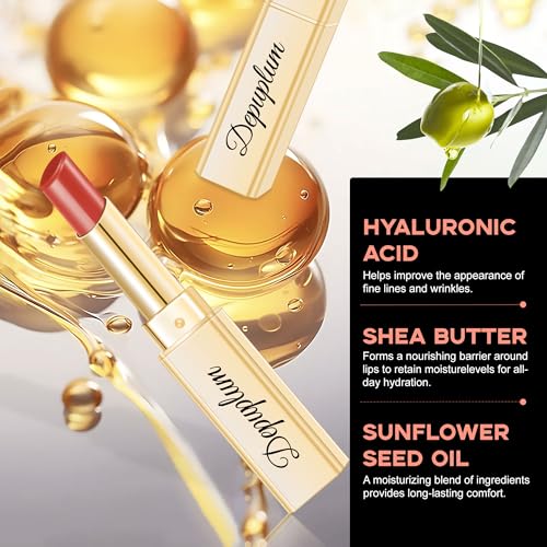 Berry Lipstick for Women Moisturizing Tinted Lip Gloss - DM65