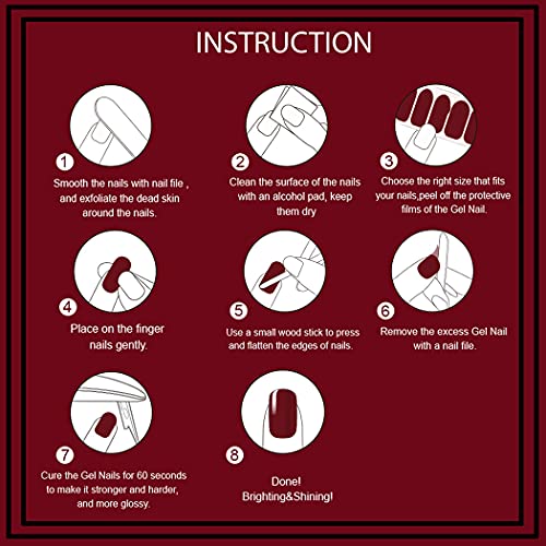 Self-Adhesive Nail Polish Stickers Set with Nail File for Manicure Designs