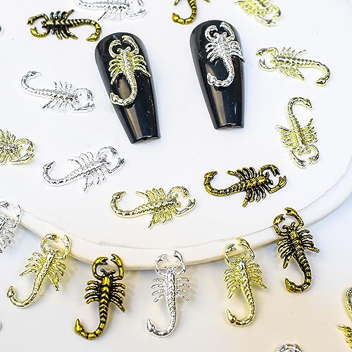 30pcs Scorpion Nail Charms Kit1 for Acrylic Nails & Nail Art Decorations