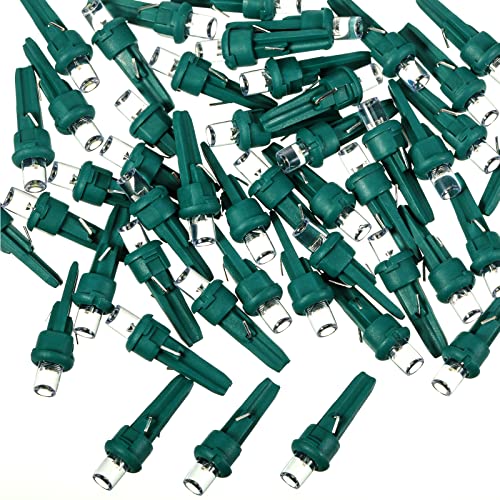 48 Pcs LED Replacement Bulbs for Christmas String Lights - Green & Cold White