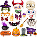20 Pack Halloween Photo Props Set Spooky Monster Witch Skull Party Decorations