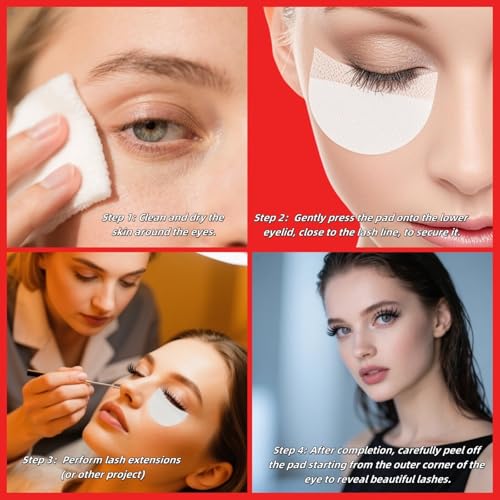 150 Pcs Eyeshadow Shields Makeup Tape for Flawless Eye Makeup Application