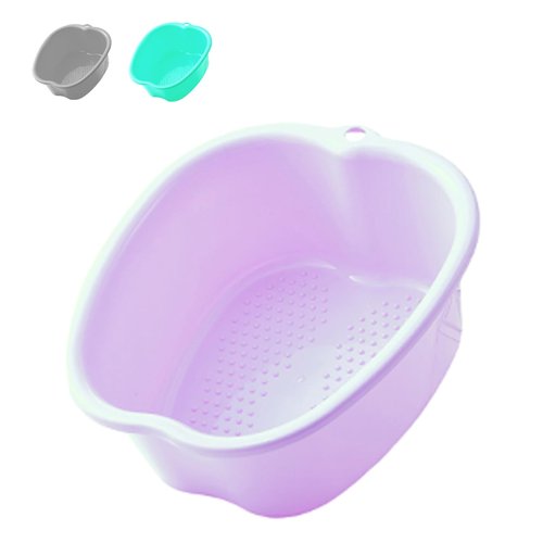 AXLOFO® Foot Soaking Bath Basin, Large Plastic Foot Soaking Tub, Feet Massage Feet Bath Bucket, Great for Getting The Dead/Old Skin Off Your Foots (zibasin)