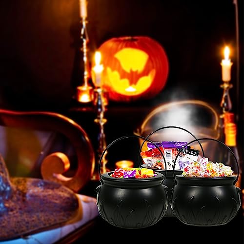 Halloween Cauldron Serving Set with Rack and Hooks - Spooky Decor