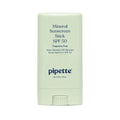 Pipette Baby Mineral Sunscreen Stick SPF 50 - Water-Resistant Zinc Oxide Formula | 0.6 oz Travel Size