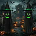 Ghost Halloween Hanging Decorations Set - Glowing Spooky Ghosts for Garden Porch Yard