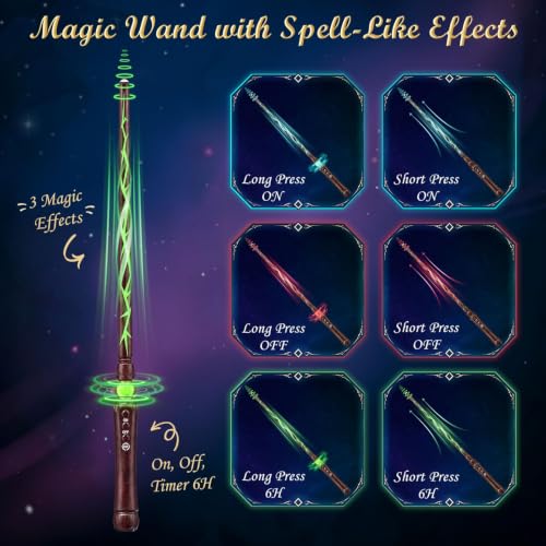 Palmatte 20P Floating Candles with Wand Remote Halloween Indoor Decor