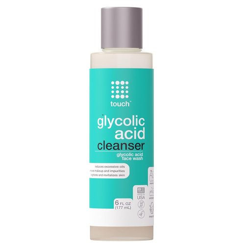 Skiennix 10% Glycolic Acid Face Wash - Exfoliating Foaming Cleanser for Anti-Aging & Clear Skin - 6 oz.