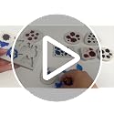Silicone Fondant Flower Molds Set of 8 for Cake Decorating & Crafting