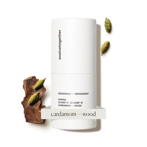 Evolve Together Aluminum-Free Natural Deodorant - Vetiver & Cedarwood | Soothes Skin, Neutralizes Odors | Vegan, 1.69 Oz