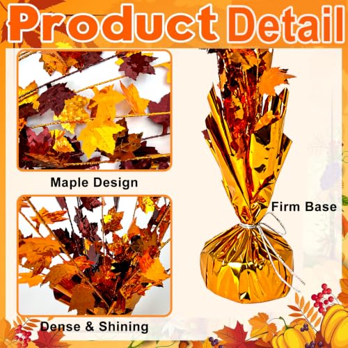 Fall Maple Leaves Table Centerpiece Autumn Party Decoration Set